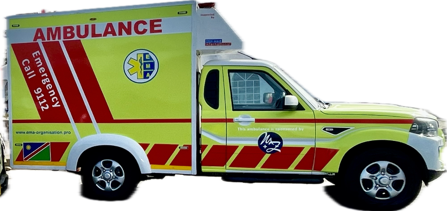E.M.A. emergency response ambulance